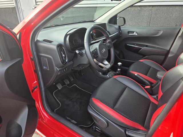 KIA PICANTO 1.0 DPi GT-Line Lederen bekleding, Navigatie, Parkeersensoren, privacy glass, Smart Key, Cruise control, climate control