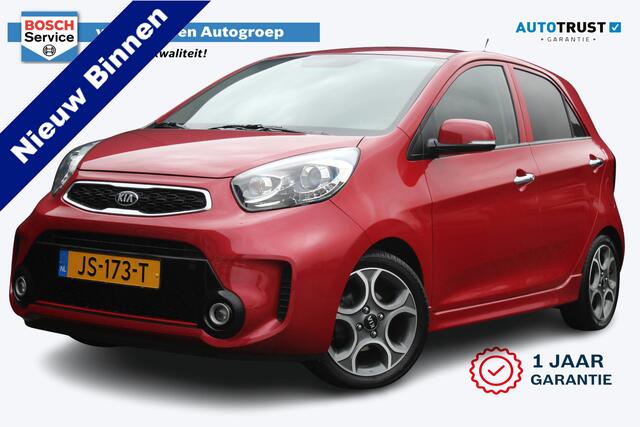 KIA PICANTO 1.2 CVVT SportsLine Navigator | incl. 12 maanden garantie | Camera | 15" LMV | Keyless entry | Climate control | Cruise | Stoel/stuur verwarming | Navigatie | Origineel NL auto | Dealer onderhouden |