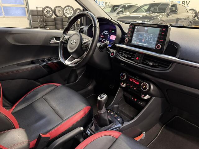 KIA PICANTO 1.0 T-GDI GT-Line Stuurverwarming Stoelverwarming Leer Achteruitrijcamera Carplay Volle bak!