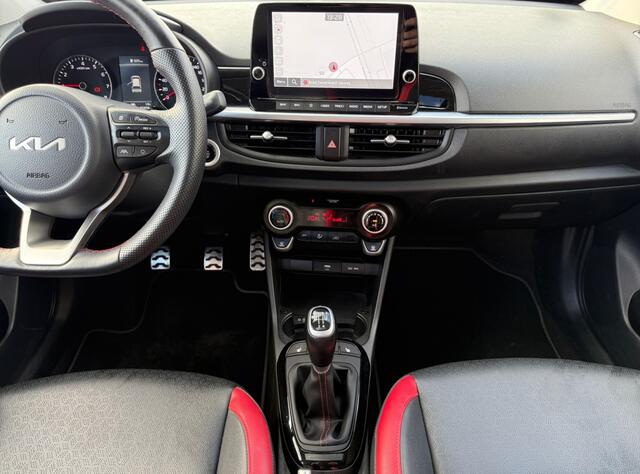 KIA PICANTO 1.0 T-GDi GT-Line 5p I Trekhaak I Schuifdak I Leder | Afneembare trekhaak | Apple Carplay/Android Auto | DAB