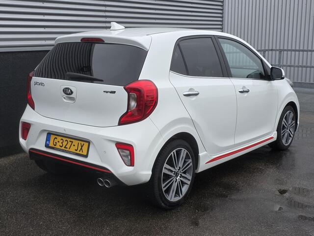 KIA PICANTO 1.0 T-GDI GT-Line Nieuw geleverd en dealeronderhouden, 100PK, Navigatie, Leder, Stoel- & Stuurwiel verwarmd, Smart Key