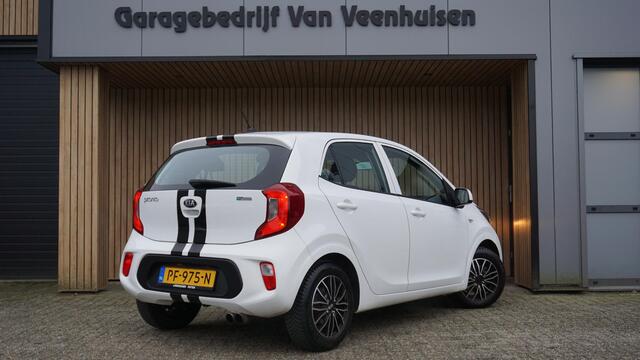 KIA PICANTO 1.0 CVVT 66pk 5Drs ComfortLine Airco 14inch LM Elek.pakket Striping *Dealer O.H.* NL auto!