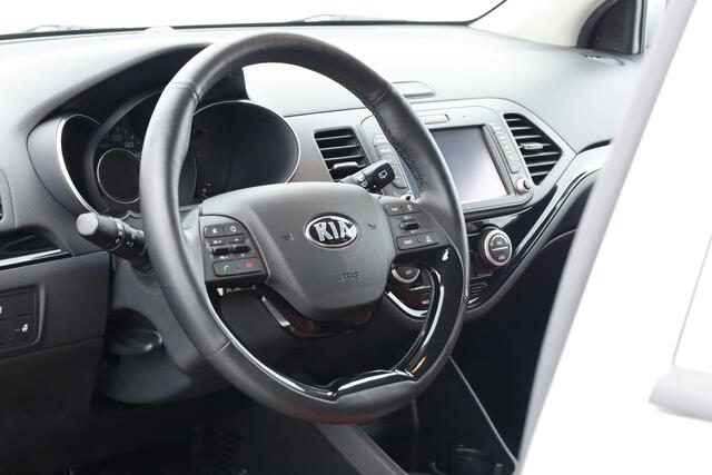 KIA PICANTO 1.2 CVVT SportsLine | Orig. NL | 4-Cilinder | Stuur-Stoelverw. | Nav | Climate | PDC | Led | Bluetooth | Leder+stof V