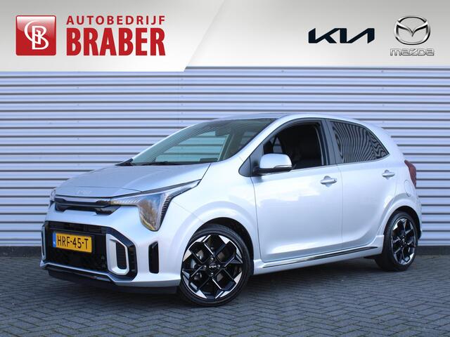 KIA PICANTO 1.0 DPI GT-Line | Stuur-/stoelverwarming | Schuifdak | Camera | Dodehoek detectie | Draadloze telefoonlader | Clima | Navi | 16" LM | Cruise |