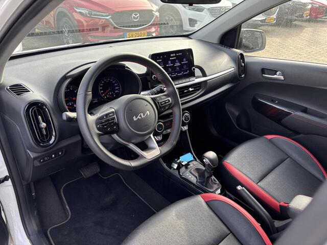 KIA PICANTO 1.0 DPi GT-Line , Automaat, Leder, Navi, Clima, Cruise, Apple Carplay, All Season, LMV 15 Inch, PDC, Side Skirts