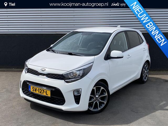 KIA PICANTO 1.0 CVVT Design Edition Navigatie, Lederen bekleding, Nieuw geleverd en dealeronderhouden, achteruitrij camera, Apple CarPlay/Android Auto, cruise control, Nederlandse auto, boekjes compleet!