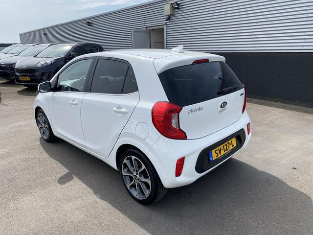 KIA PICANTO 1.0 CVVT Design Edition Navigatie, Lederen bekleding, Nieuw geleverd en dealeronderhouden, achteruitrij camera, Apple CarPlay/Android Auto, cruise control, Nederlandse auto, boekjes compleet!