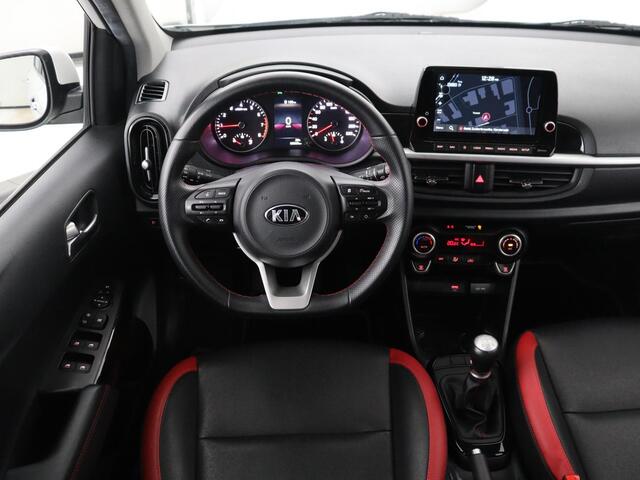 KIA PICANTO 1.0 DPi GT-Line | Leder | Carplay | Camera | Navigatie | Cruise control | Climate control | Keyless | Bluetooth | DAB | 1e eigenaar | 63.500km NAP