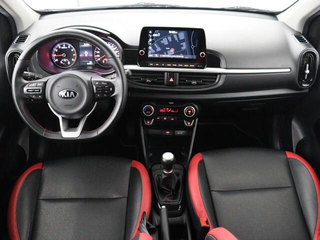 KIA PICANTO 1.0 DPi GT-Line | Leder | Carplay | Camera | Navigatie | Cruise control | Climate control | Keyless | Bluetooth | DAB | 1e eigenaar | 63.500km NAP