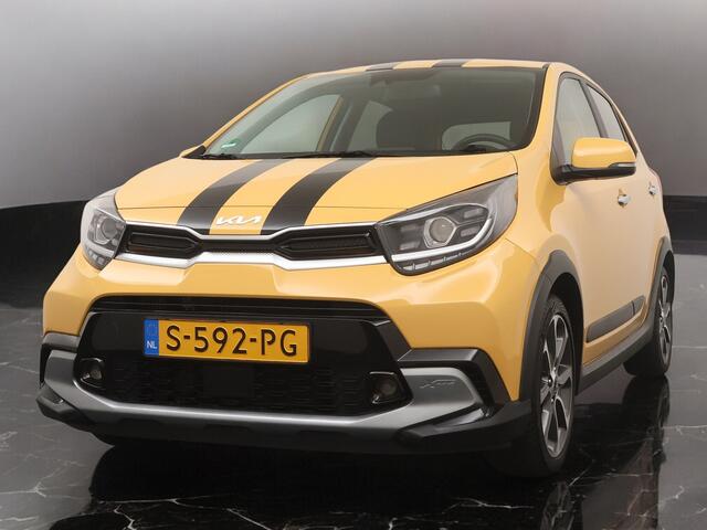 KIA PICANTO 1.0 T-GDi 100PK X-Line - Striping - Navigatie - Camera - Lederen bekleding - 16 inch LM velgen - LED koplampen - Fabrieksgarantie tot 04-2030