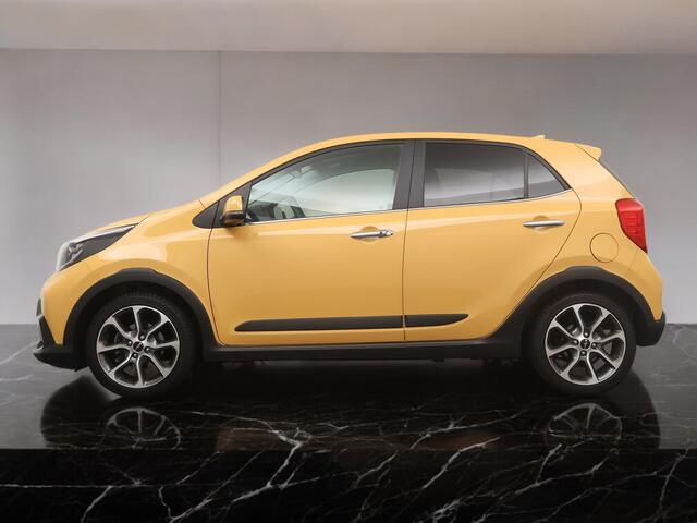 KIA PICANTO 1.0 T-GDi 100PK X-Line - Striping - Navigatie - Camera - Lederen bekleding - 16 inch LM velgen - LED koplampen - Fabrieksgarantie tot 04-2030