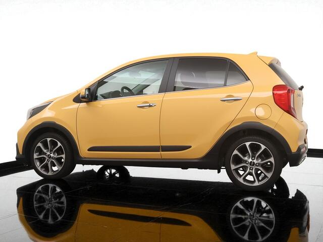 KIA PICANTO 1.0 T-GDi 100PK X-Line - Striping - Navigatie - Camera - Lederen bekleding - 16 inch LM velgen - LED koplampen - Fabrieksgarantie tot 04-2030