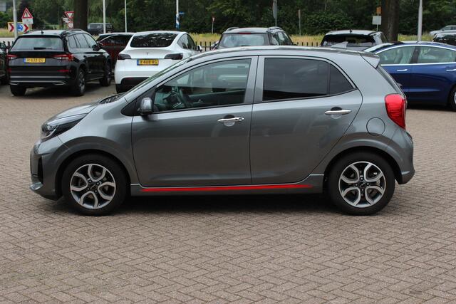 KIA PICANTO 1.0 DPi GT-Line / NL Auto! / 1e Eign. / Camera / CarPlay / Keyless / Leder / 15'' / DAB / Cruise Control