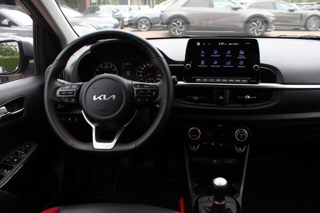 KIA PICANTO 1.0 DPi GT-Line / NL Auto! / 1e Eign. / Camera / CarPlay / Keyless / Leder / 15'' / DAB / Cruise Control