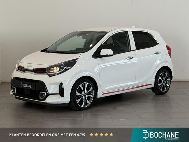KIA PICANTO 1.2 CVVT GT-Line | Leder | Keyless | Stoel- & Stuurverwarming | Achteruitrijcamera met Parkeersensoren achter | Dode-hoek-detectie