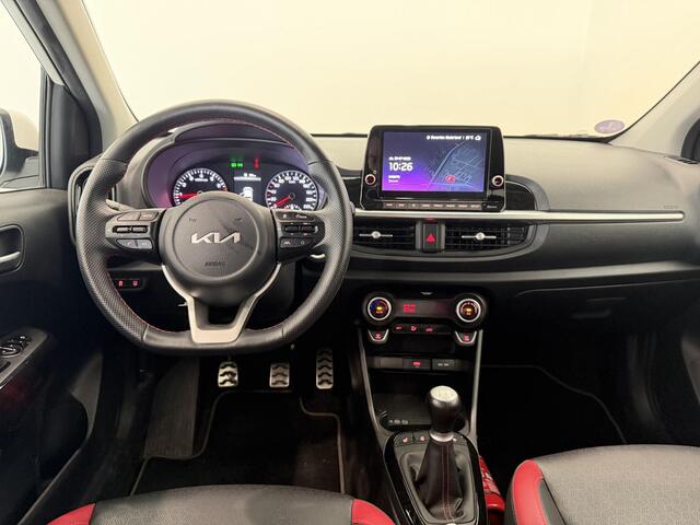 KIA PICANTO 1.2 CVVT GT-Line | Leder | Keyless | Stoel- & Stuurverwarming | Achteruitrijcamera met Parkeersensoren achter | Dode-hoek-detectie