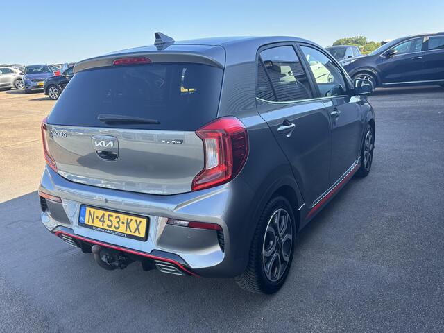 KIA PICANTO 1.0 DPi GT-Line fietsendragerbeugel/ trekhaak, Leder, Navigatie, Climate control, Cruise control, Smart Key, Lichtmetalen velgen, Achteruitrijcamera + parkeersensoren, 1e eigenaar, Nieuw geleverd en dealeronderhouden