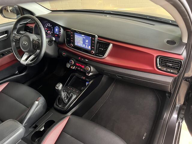 KIA RIO 1.0 TGDI 120pk | Platinum Edition | Navi | Camera | Leder | Pano | 17"| Stoel & Stuur Verwarming | Volledig onderhouden!
