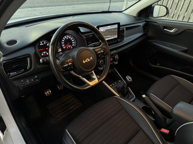 KIA RIO 1.0 T-GDi MHEV 100pk GT-Line Facelift Navi Leder Carplay Camera Keyless DAB Clima 17" Pdc