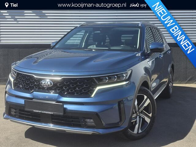 KIA SORENTO 1.6 T-GDI Hybrid 2WD ExecutiveLine 7p. Schuif/kanteldak, seat memory, stoel- & stuurverwarming, stoelventilatie, 360° camera, achterbank verwarmd, HUD, dodehoek detectie