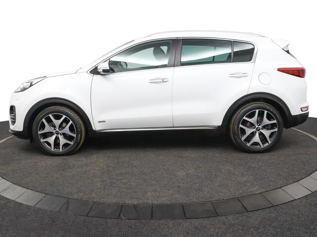 KIA SPORTAGE 1.6 T-GDI 4WD GT-Line PlusLine Airco - Cruise Control - Climate Control - Dodehoek Detectie - Lederen Bekleding - Navigatie - Stoel/Stuur Verwarming - 12 Maanden BOVAG Garantie