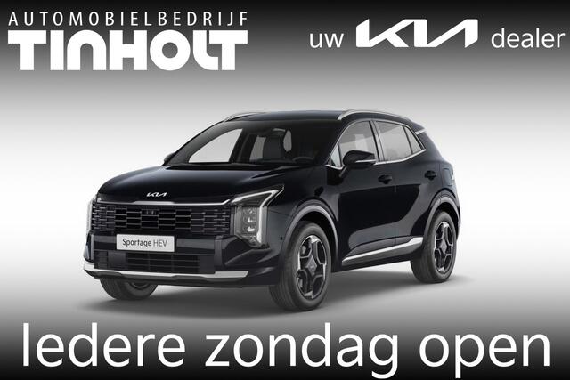 KIA SPORTAGE 1.6 T-GDi Hybrid DynamicLine - Direct uit voorraad leverbaar - PEARL BLACK