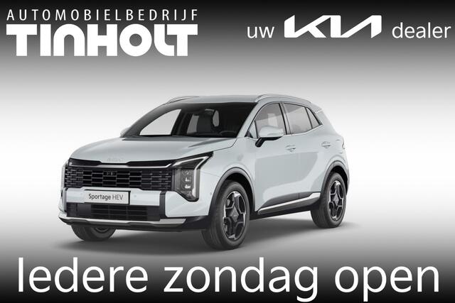 KIA SPORTAGE 1.6 T-GDi Hybrid DynamicLine - Direct uit voorraad leverbaar - CASA WHITE