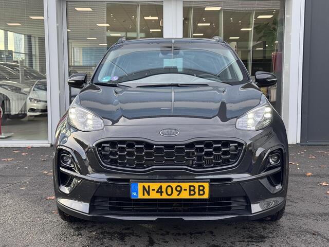 KIA SPORTAGE 1.6 T-GDI Black Edition Schuif-/kanteldak | Trekhaak | zwart lederen bekleding | Stoelverwarmimg voor | Navigatie | Achteruitrijcamera | Cruise control |