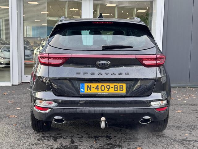 KIA SPORTAGE 1.6 T-GDI Black Edition Schuif-/kanteldak | Trekhaak | zwart lederen bekleding | Stoelverwarmimg voor | Navigatie | Achteruitrijcamera | Cruise control |