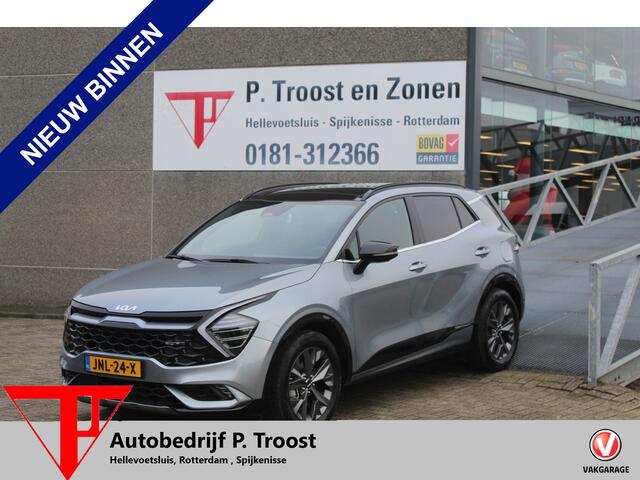 KIA SPORTAGE 1.6 T-GDi Hybrid GT-PlusLine Panoramadak/Harman Kardon/360 Camera/Stoelventilatie/Best. stoel met geheugen/Adaptive cruise control/Keyless/Apple carplay/Stoel en stuurverwarming/Draadloos laden/Lane assist