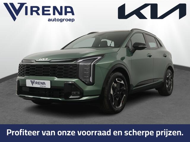 KIA SPORTAGE 1.6 T-GDi Hybrid GT-Line Automaat - Stoel/stuur verwarming - Schuif/kanteldak - LED verlichting - Head up Display - Keyless entry/start - 18'' lichtmetalen velgen - Fabrieksgarantie t/m 2033