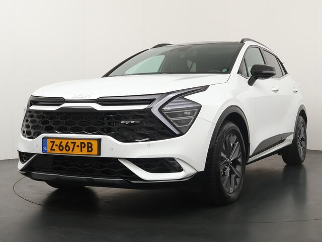 KIA SPORTAGE 1.6 T-GDi Hybrid GT-Line Automaat Apple Carlpay/Android Auto - Cruise Control Adapatief - Dodehoekdetectie - Panorama Dak - Navigatie - Stoel/Stuurverwarming - Trekhaak - Fabrieksgarantie tot 05-2031