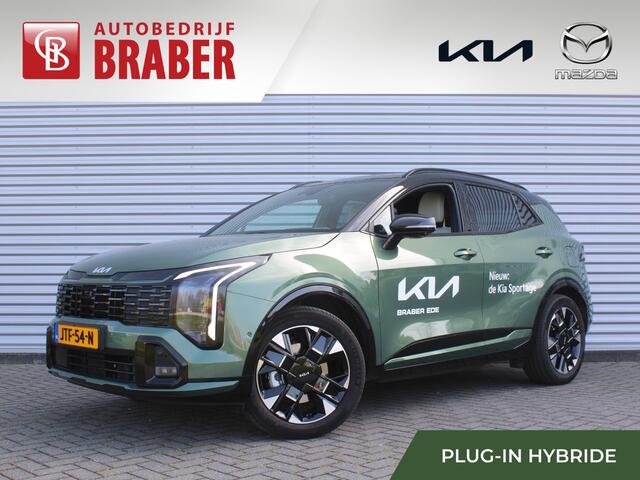 KIA SPORTAGE 1.6 T-GDi Plug-in Hybrid GT-PlusLine | Stuur-/stoelverwarming + ventilatie | Schuifdak | 360 Camera | HUD | LED | Elek. stoelverstelling + achterklep |