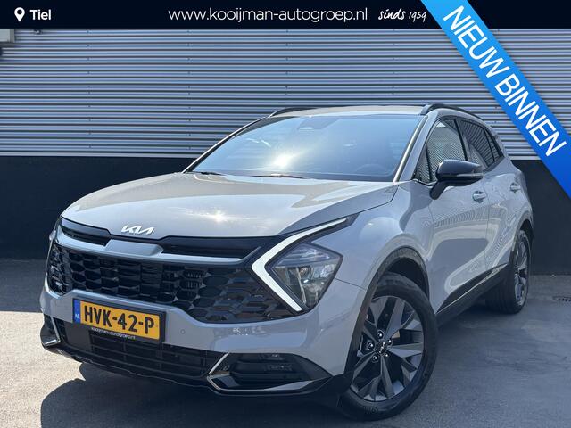 KIA SPORTAGE 1.6 T-GDi Hybrid Dark Edition NL-auto, Nieuw geleverd, BTW-auto, Stoel- & Stuurwiel verwarmd, Parkeersensoren, LMV, LED, Smart Key