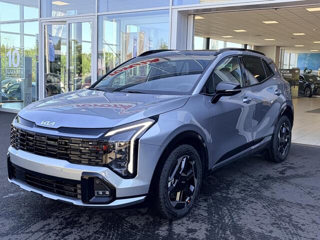 KIA SPORTAGE 1.6 T-GDi Hybrid GT-Line | Direct leverbaar | Rijklaarprijs incl 4000 euro inruilvoordeel!! | Elek. bestuurdersstoel | HUD | Schuif/kanteldak | Dodehoeksensor | Elek. achterklep