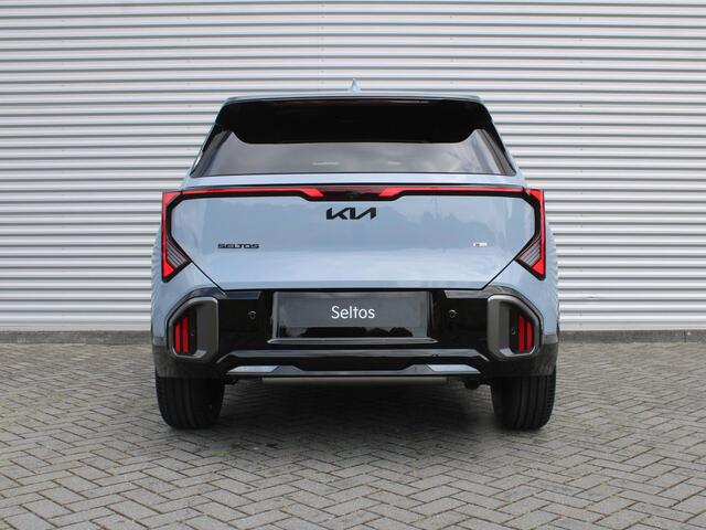 KIA Seltos 1.6 T-GDi DCT7 X-Line Demo Edition | Stuur-/stoelverwarming + ventilatie | 360 Camera | Leer | Elek. stoelverstelling | Telefoonlader | LED | 19" LM |