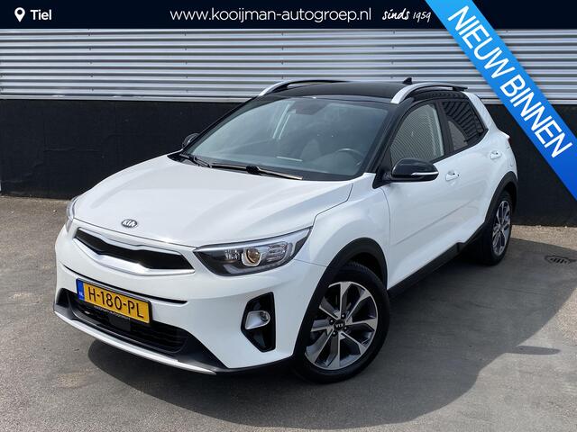KIA Stonic 1.0 T-GDi DynamicPlusLine Automaat, Apple CarPlay/Android auto navigatie, cruise control, parkeersensoren, achteruitrij camera, airco, keyless, bi-tone wit-zwart
