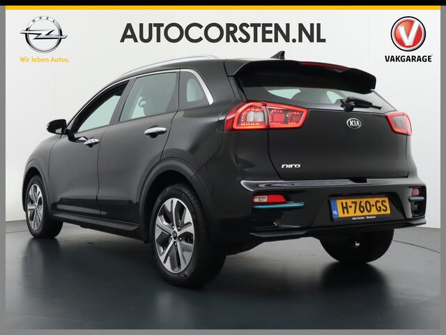 KIA e-Niro 64kWh AUT 204pk Navi Auto-Pilot Adaptive-Cruise+stop&go Apple Carplay Android Auto Pdc Led Ecc Keyless 1/2 Leder DynamicLine AEB Braking Lmv 17" Lane Assist Dwarsverkeerwaarsching 100% Dealeronderhouden Origineel Nederlandse auto