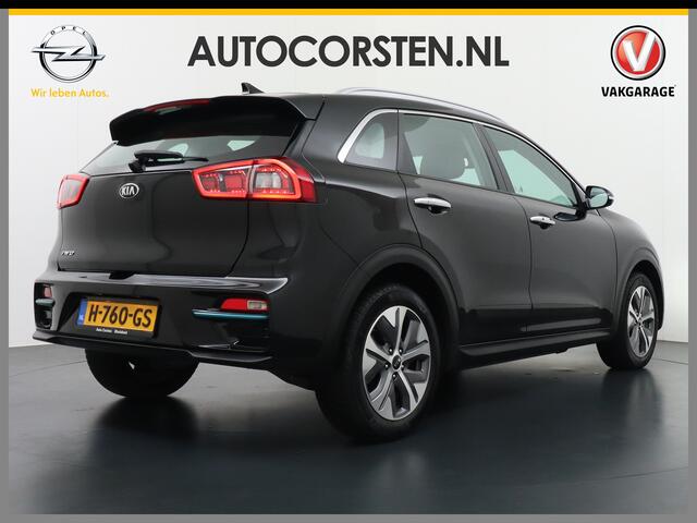 KIA e-Niro 64kWh AUT 204pk Navi Auto-Pilot Adaptive-Cruise+stop&go Apple Carplay Android Auto Pdc Led Ecc Keyless 1/2 Leder DynamicLine AEB Braking Lmv 17" Lane Assist Dwarsverkeerwaarsching 100% Dealeronderhouden Origineel Nederlandse auto