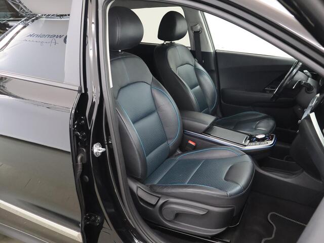 KIA e-Niro ExecutiveLine 64 kWh | Trekhaak | Lederen Bekleding | JBL Audio | Dodehoekdetectie | Stoel/Stuurwielverwarming | Stoelventilatie | Elektrisch bedienbare bestuurdersstoel met geheugenfunctie