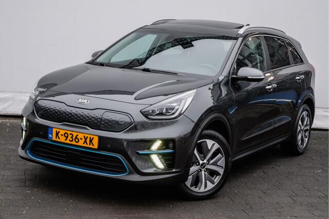 KIA e-Niro DynamicPlusLine 64 kWh Elek. schuifdak/ Half lederen int./ Stuur+stoelverwarming/ Camera/ Adapt. cruise
