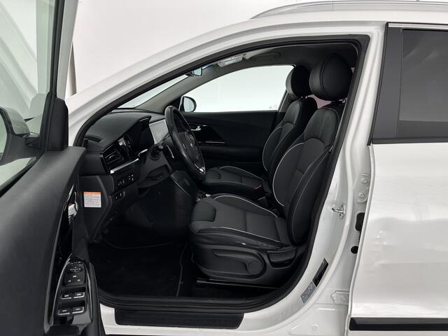 KIA e-Niro DynamicLine 64 kWh [ 3-Fase ] {SOH-100%} (INCL-BTW) Aut.*LEATHER-FABRIC | NAVI-FULLMAP | DAB+ | ADAPTIVE-CRUISE | CAMERA | HEATED-COMFORTSEATS | KEYLESS | DIGI-COCKPIT | SHIFT-PADDLES | CARPLAY | LANE-ASSIST | ...