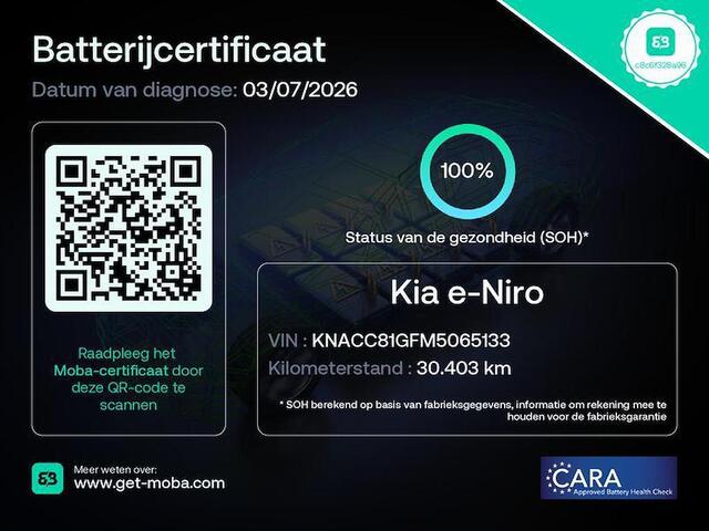 KIA e-Niro DynamicPlusLine 64 kWh Navigatiesysteem | Open dak | Parkeersensoren |Stoelverwarming | Led verlichting