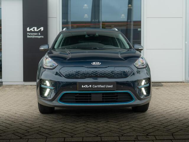 KIA e-Niro DynamicPlusLine 64 kWh | Schuif-kanteldak | Cruise | Clima | Carplay | Keyless | Stoel-stuurverwarming | Navi |