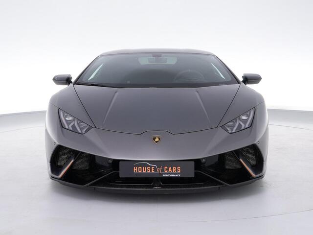 Lamborghini Huracán Performante 5.2 V10 |grigio titans|lift|Sensonum|ALA|1e lak|full PPF|stoelverwarming|achteruitrijcamera|forged carbon|
