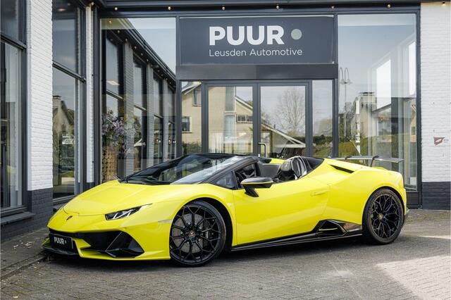Lamborghini Huracán 5.2 V10 EVO Spyder NOVITEC Giallo Tenerife Lift - Sport Seats - Lamborghini Service Historie