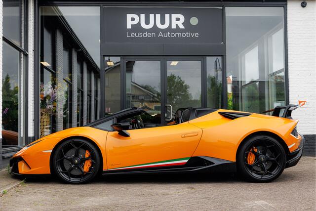 Lamborghini Huracán 5.2 V10 Performante Spyder Arancio Borealis - Centerlock - Sensonum Audio