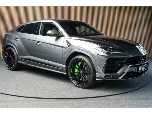 Lamborghini Urus 4.0 V8 HUD Panodak Leer ACC Ceramic Akrapovic Keyless 360 Camera B&O Massage Alcantara hemel Elektr. achterklep Elektr. verstelbare stoelen met memory Afneemb. trekhaak Softclose Achterasbesturing Elektr. verstelbare stuurwiel Navi Stoelverwarming voor & 