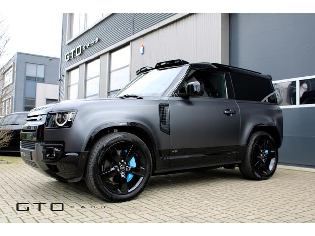 Land Rover DEFENDER 5.0 P525 90 V8 Carpathian Edition QuickSilver / Urban / Grijs kenteken / Vol opties! / PRIJS EX BTW