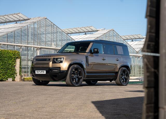 Land Rover DEFENDER P300e 110 X-Dynamic HSE | VERWACHT | Gondwana Stone | URBAN | Alle Opties | Meridian Surround | Head-Up | Standkachel | 3-Zone Airco |